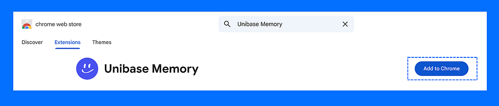 Unibase Memory Chrome Extension